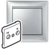 VALENA Klawisz TV-RD 2 otwory, aluminium 770142