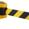 Bariera ochronna długość taśmy 4.6m Bariera chowana Czarny, żółty