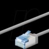 74309 Patch cable Cat.6a U/FTP super slim 3.0 m gray