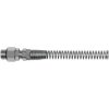 Screw-in fitting, L 143 mm, 18 bar, brass, nickel-plated, for hose, 110663