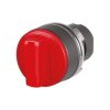 EAO 46-2W28.1CE0.001 Knob selector switch, illuminated, red, 2-position, Cam A