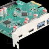 90109 PCIe x1 > 3x external USB 3.0 Type A, 2x Type-C