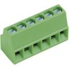 PTR Hartmann 50692060021E Screw Terminal 6 Pins 0.75mm² Green 1pc