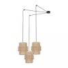 Lampa wisząca z 3 kloszami na linkach boho CALISTO 3xE27 5403 TK Lighting