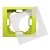 SIMON BASIC NEOS Ramka 1 pojedyncza uniwersalna z uszczelką IP44 limonkowa metalizowana BMRC1B/036 KONTAKT SIMON