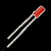 LED - 3MM RED - FLAT TOP