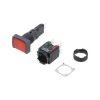 Przełącznik XB6DF4B5B 16mm LED czerwony bistabilny NC+NO