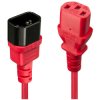 Lindy 30478 2m IEC Extension Cable, Red