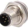 Złącze Okrągłe M12 Męskie Proste Montaż Tht 5Pin 60V T4140012051-000