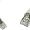 kabel LAN Telegärtner 100008011, 1 szt., RJ45, CAT 6a, S/FTP, 1.00 m, szary