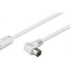 kabel antenowy kątowy, Biały