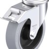 Blickle 517672 LER-POEV 125R-FI-SG Rolka obrotowa z blachy stalowej Średnica koła: 125 mm Maksymalne obciążenie: 150 kg