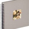 walther+ design SA-108-X Album spiralny (S x W) 26 cm x 25 cm szary 40 strony
