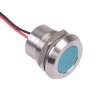 Q22Y5SXXB12E Blue Chamfered 22mm 12VDC LED Panel Indicator IP67 APEM
