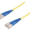 FIBRAIN-PATCH-032 Patch cord światłowodowy FC/UPC,z obu stron 5m żółty Gold