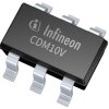 Obwód sterownika LED CDM10VXTSA1, SOT-23-6, 6-Pin, 1 mA, 25 V, Infineon, CDM10VX