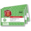 Sigel T1178 Receipts A6 landscape 40 sheets 3 pcs
