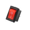 6A 250V 2-pin SPST ON-OFF Rocker Switch - Red