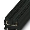 Through terminal block, spring balancer connection, 0.08-1.5 mm², 2 pole, 17.5 A, 6 kV, black, 3037067
