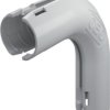 Fitting pipe bend, 90°, (L x H) 69 x 18 mm, head Ø 16 mm, PP, light gray, for M16, 2154052
