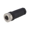 Wtyk żeński prosty 5P M12 T411 złącze IP67 do czujnika ind.(gniazdo) (przew.6-8mm)