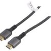 Kabel HDCP 2.2,HDMI 2.1 HDMI wtyk z obu stron tekstylny 2m DB-330200-020-S