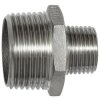 Double threaded nipple, L 22.5 mm, 20 bar, stainless steel, for pipe systems, 125660
