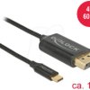 83709 Cable USB Type-C > DisplayPort DP-Alt Mode 4K 60 Hz 1 m coaxial