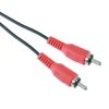 Red 1m Male to Male Plug RCA Phono Cable Lead