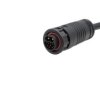 Hybrydowe złącze zasilająco-sygnałowe 2 + 10-pinowe C4, kablowe Wtyczka RS PRO