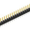 Pin header, 20 pole, pitch 2.54 mm, straight, black, 10048076