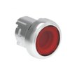 Metalowy przycisk podświetlany fi22mm dwustanowy kryty Czerwony LPSQL104