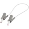VOLTCRAFT VC8063500 Safety test lead Banana jack 4mm25.00 cm; White; MSB-5010 A