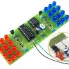 Red & Blues Strobe Flash Light with NE555, CD4017 Chips - DIY Kit
