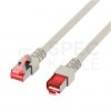 Patchcord S/FTP linka Kat.6 bezhalogenowy LSOH szary 5m EFB