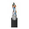 Kabel industrial ethernet BELDEN kat.7, S/FUTP, AWG 23, PUR-halogen free, 100m, czarny, rolka BL-74004PU.01B100