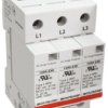 Ochrona przeciwprzepięciowa 415 V AC na szynę DIN Bourns Zabezpieczenie 3-biegunowe 50kA