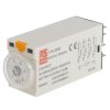 Timer Relay Wciskane 230V ac 4PDT 4-stykowy RS PRO 4PDT 0.5 → 10s jednofunkcyjny