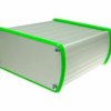 Obudowa AL-105 aluminiowa (ramka zielona) 110x120x50