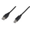 Kabel Połączeniowy Usb 2.0 Typ Usb A/Usb B, M/M Czarny 3M Ak-300102-030-S