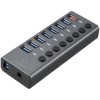 Renkforce RF-6049086 8-Port USB 3.2 Gen 2 Hub 10Gbps Switchable Aluminium