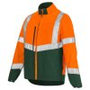 BLOUSON LUTEA ORANGE FLUO / VERT FONCE