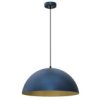 Lampa Wisząca Beta Navy Blue/Gold 1Xe27 45Cm Mlp8289 Milagro