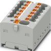 Distribution block, push-in connection, 0.34-4.0 mm², 41 A, 6 kV, gray, 1046961