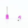 Insulated wire end ferrule, 0.25 mm², 10 mm/6 mm long, DIN 46228-4, purple, BYB-4-18H0052