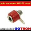 Gniazdo bananowe AL2321 czerwone