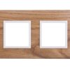 DANTE Ramka podwójna drewno LIGHT OAK 4522382