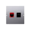 SIMON BASIC Gniazdo komputerowe RJ45 kat.5e + gniazdo telefoniczne RJ12 (moduł) srebrny mat BM5T.02/43 KONTAKT SIMON