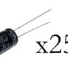 Opencircuit 100μF 35V Capacitor electrolytic - 25 pcs