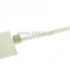 Opaska kablowa; etykieta 110/2,5 natural ( 100szt)